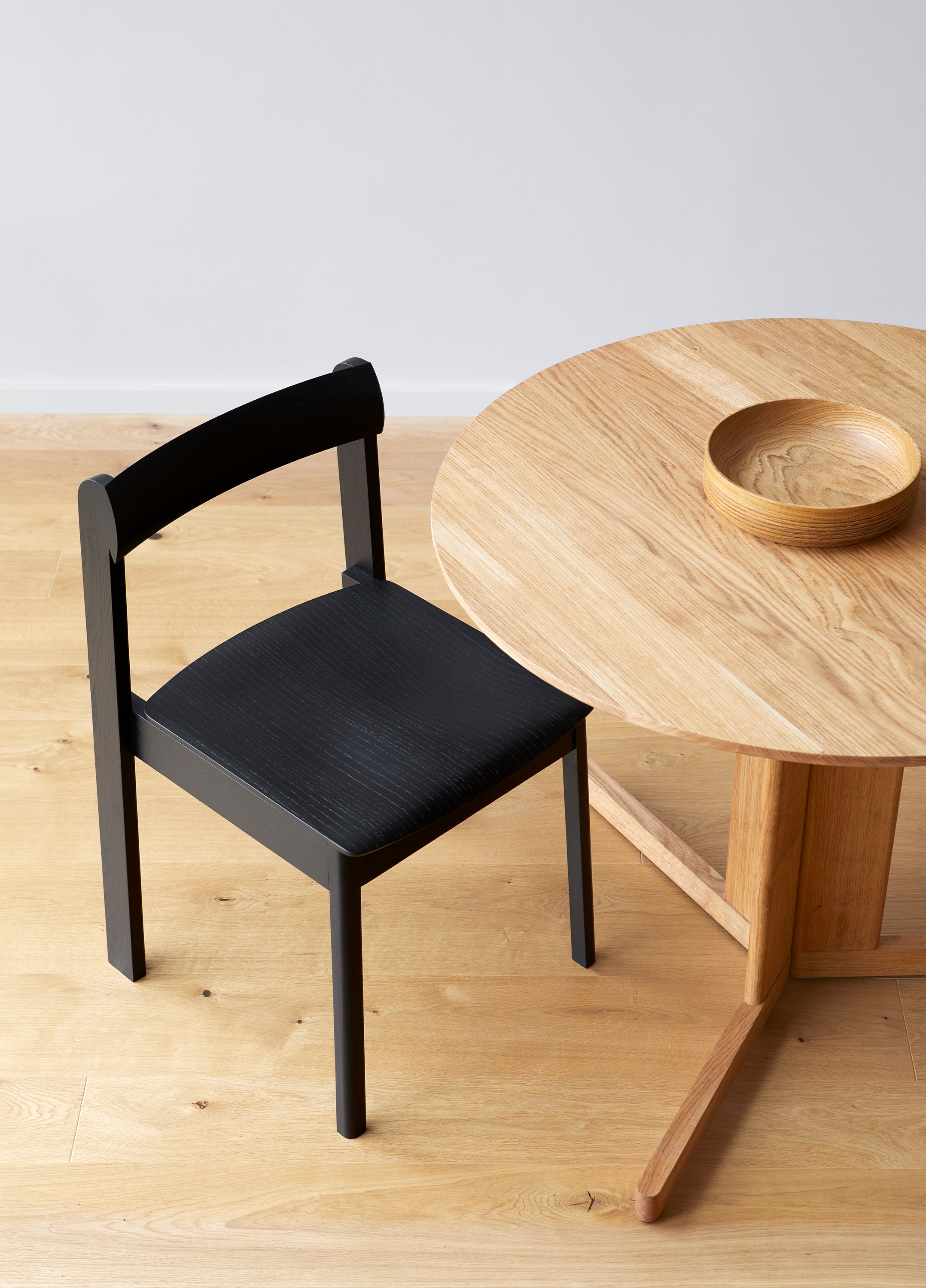 Blueprint Chair - Black stained Oak