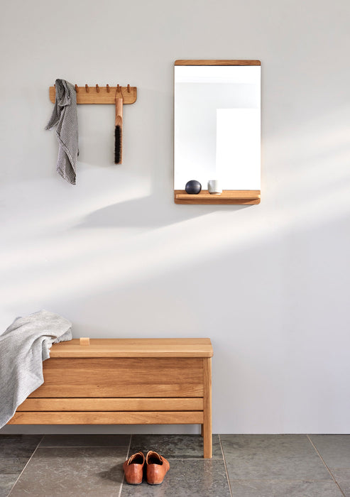 Form & Refine Rim Wall Mirror, Oak