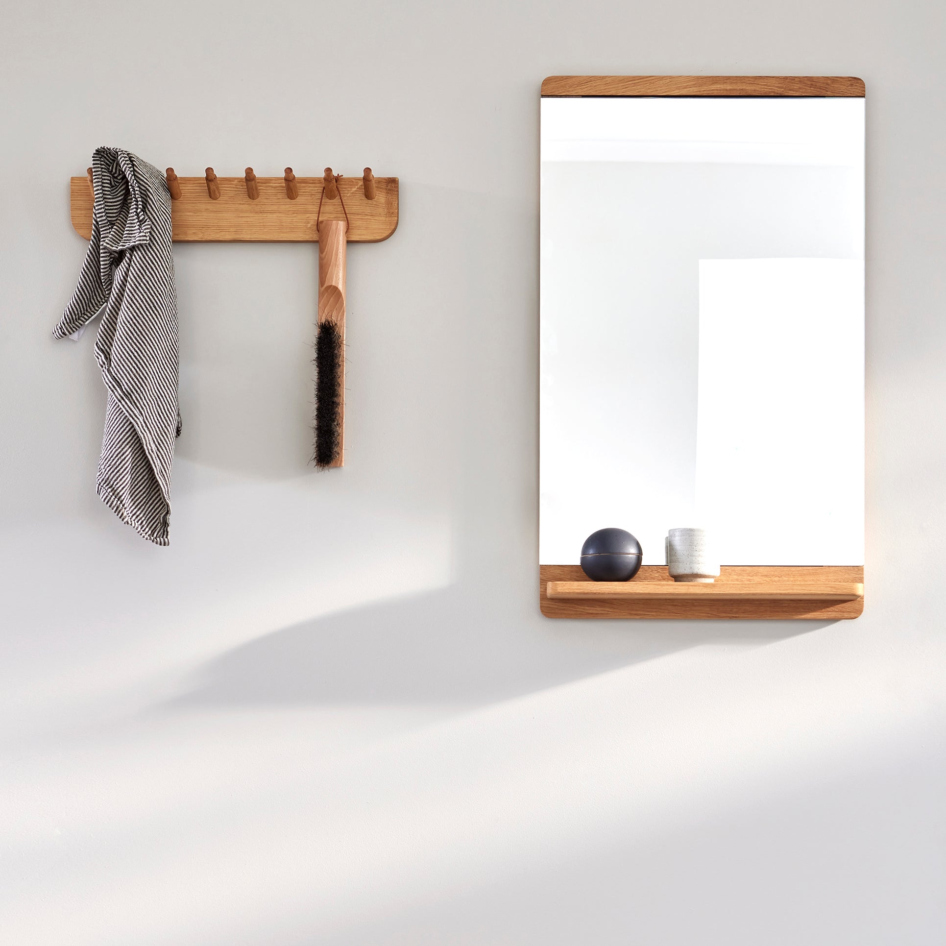 Rim Wall Mirror - Oak