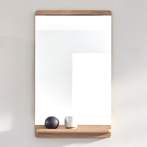 Form & Refine Rim Wall Mirror, White Oak