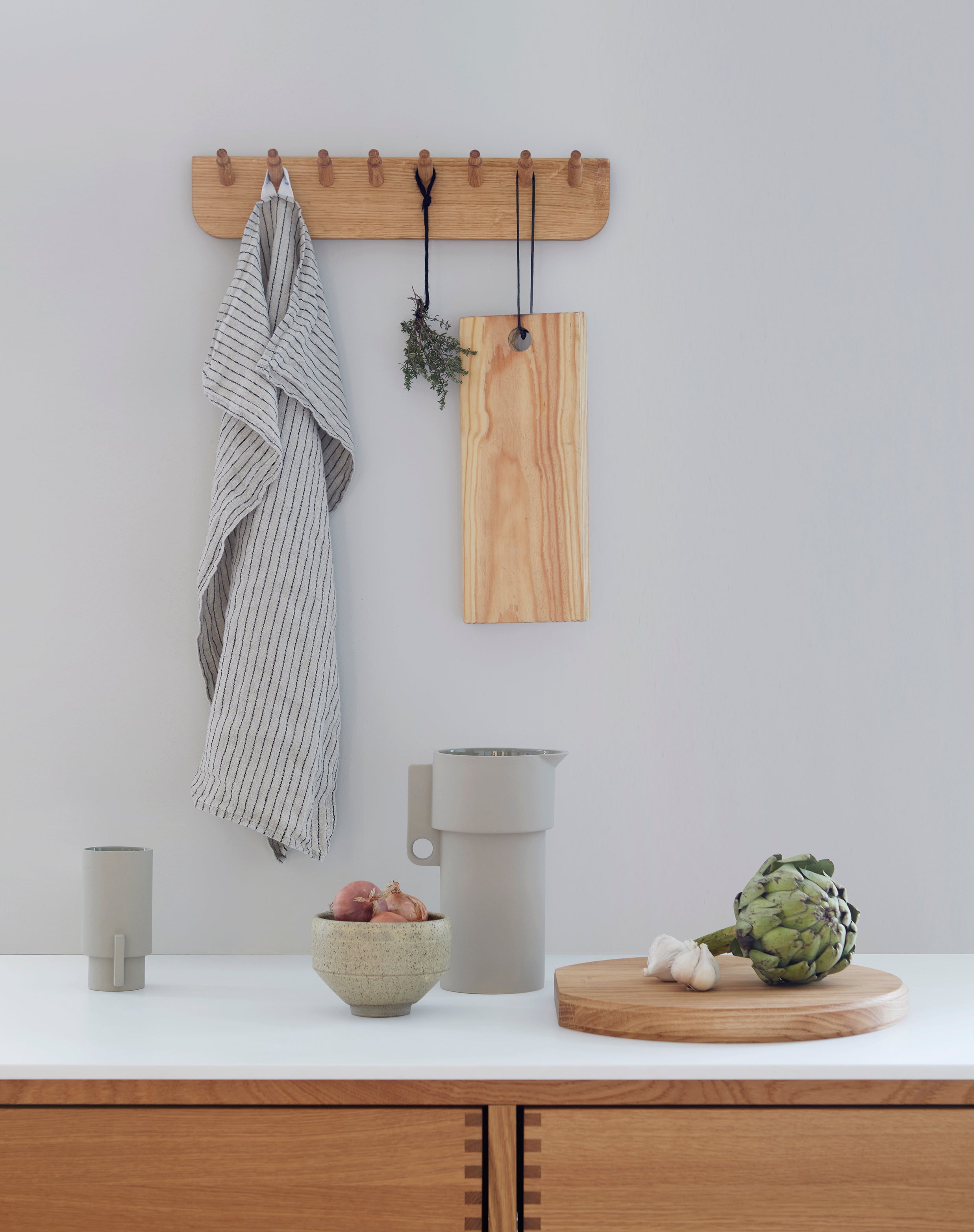 Echo Coat Rack 40 - White Oak