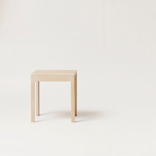 Form & Refine Lightweight Stool, White Oak