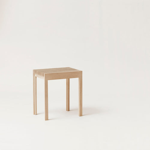 Form & Refine Lightweight Stool, White Oak