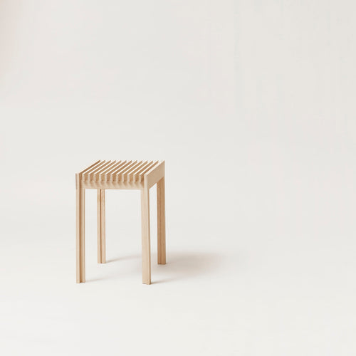 Form & Refine Lightweight Stool, White Oak