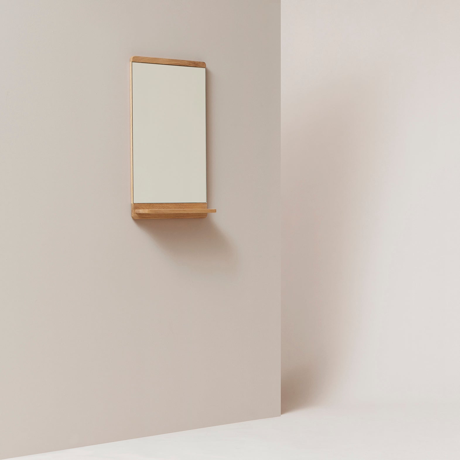 Rim Wall Mirror - Oak