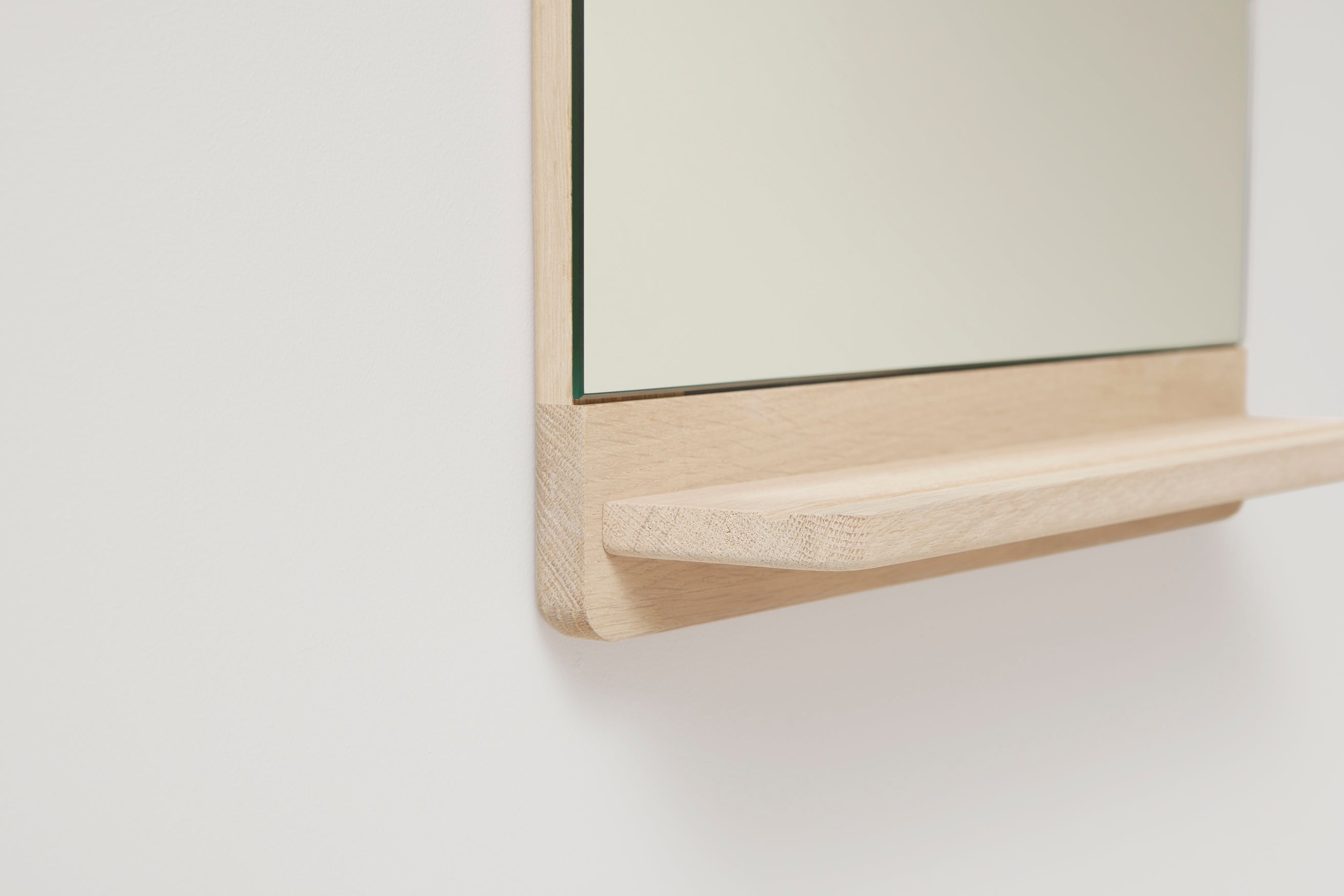 Rim Wall Mirror - White Oak