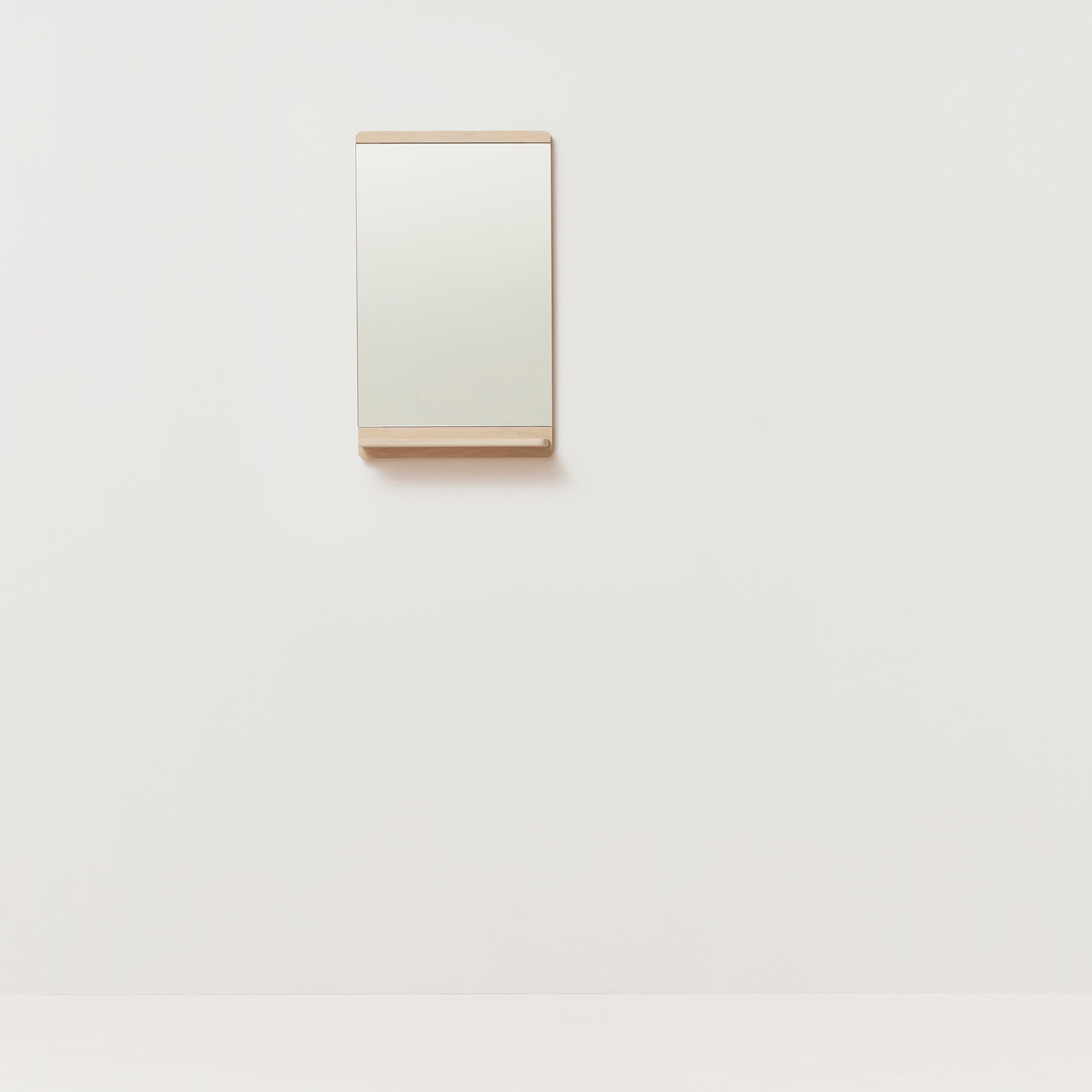 Rim Wall Mirror - White Oak