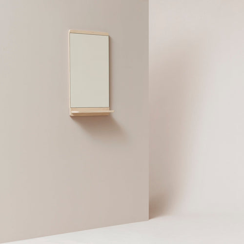 Form & Refine Rim Wall Mirror, White Oak