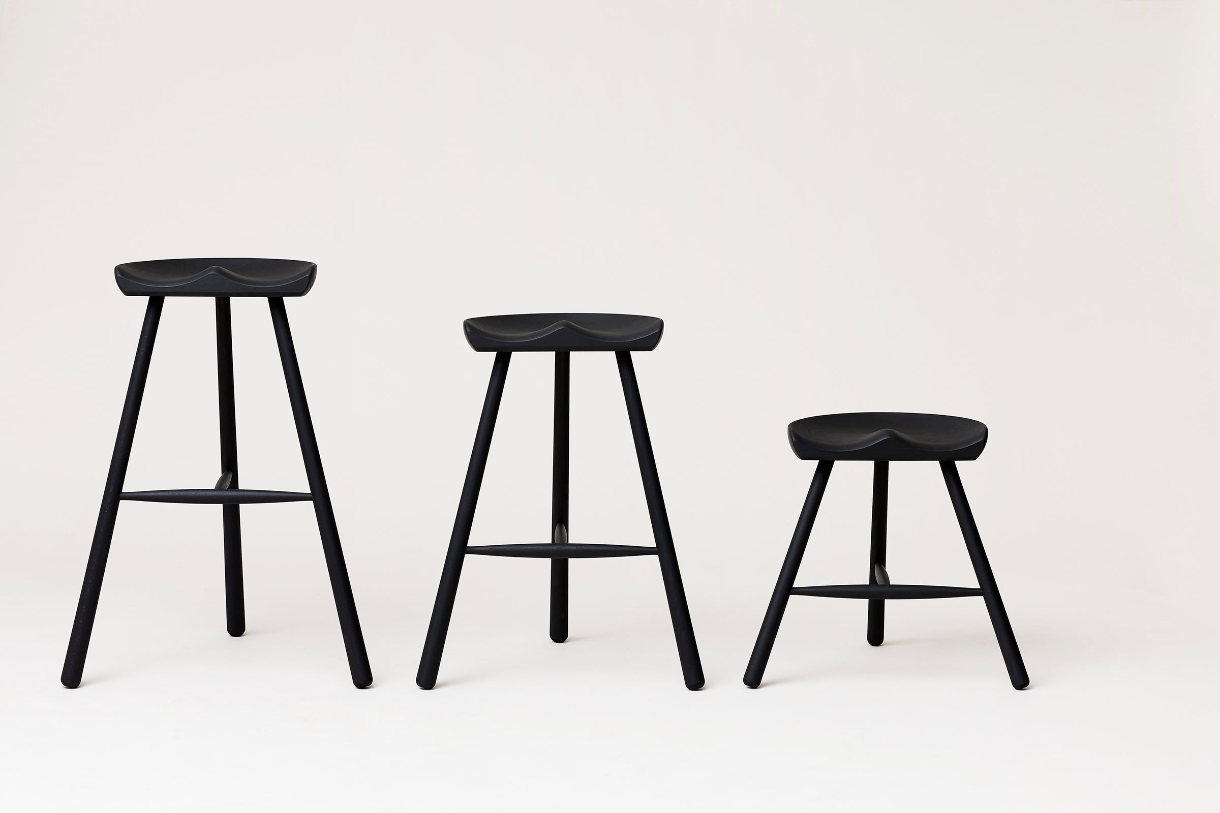 Shoemaker Chair - No. 49 - Black-stained Beech