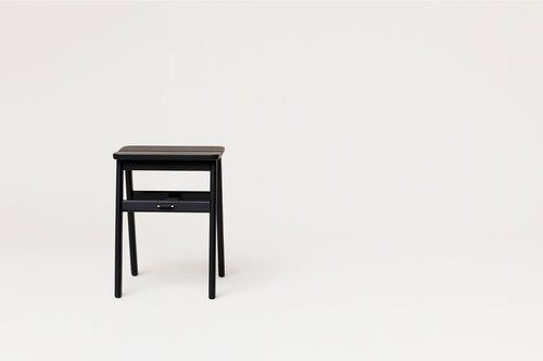 Angle Foldable Stool, Black-stained