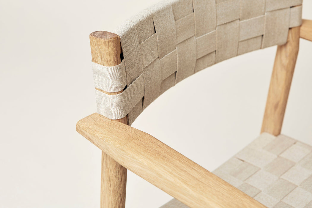 Form & Refine Motif Armchair, White Oak