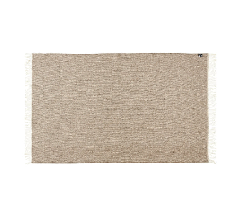 Silkeborg Uldspinderi Fanø Throw 140x240 cm Throw 0119 Birch Sand
