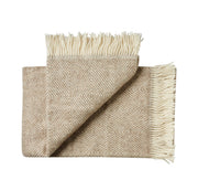 Silkeborg Uldspinderi Fanø Throw 140x240 cm Throw 0119 Birch Sand