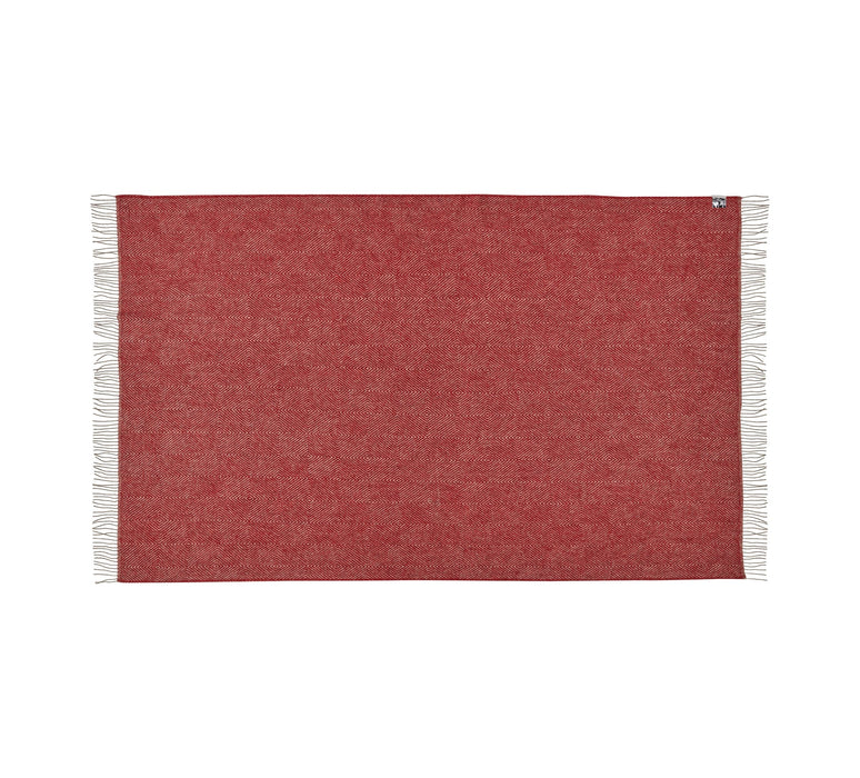 Silkeborg Uldspinderi Fanø Throw 140x240 cm Throw 0177 Granite Red