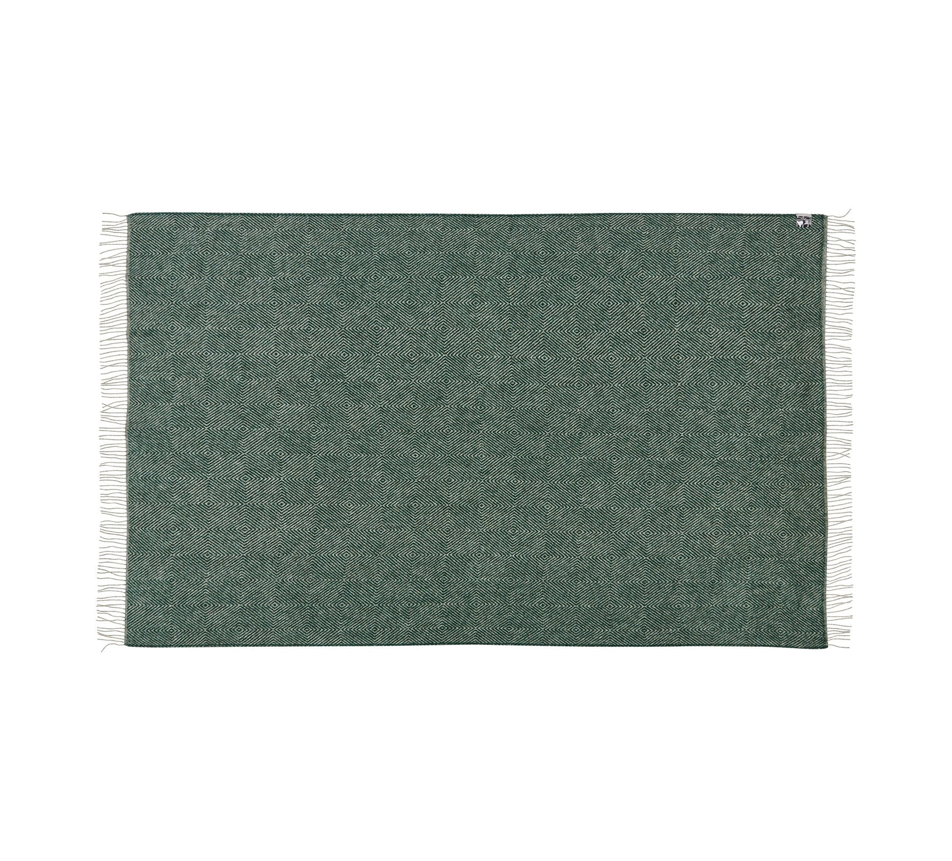 Silkeborg Uldspinderi Fanø Throw 140x240 cm Throw 0178 Dark Pine Green
