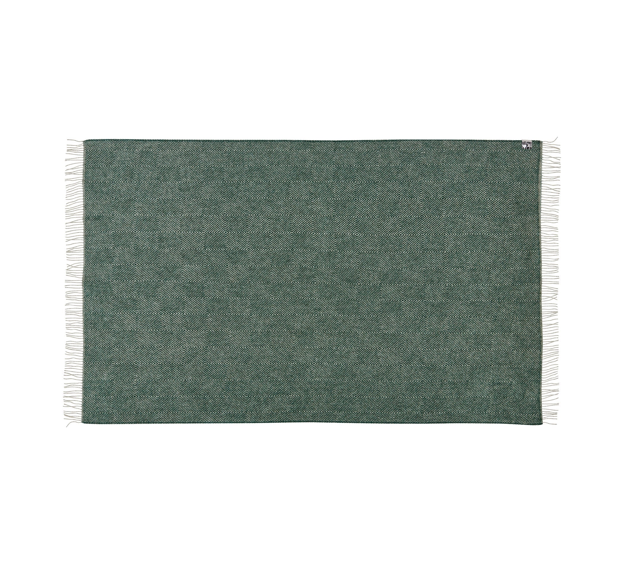 Silkeborg Uldspinderi Fanø Throw 140x240 cm Throw 0178 Dark Pine Green