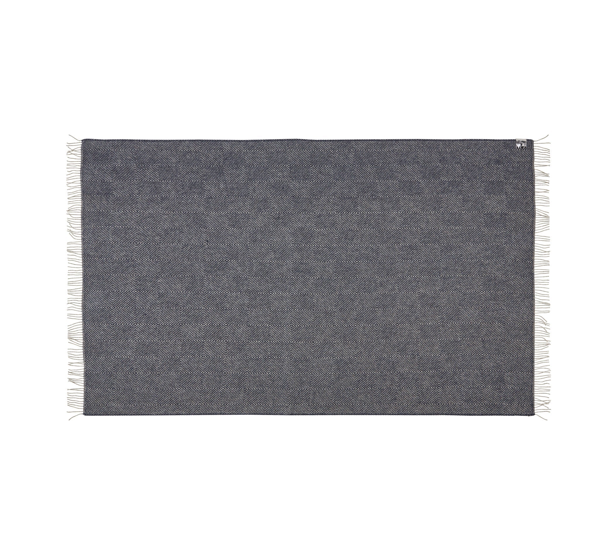 Silkeborg Uldspinderi Fanø Throw 140x240 cm Throw 0184 Granite Blue