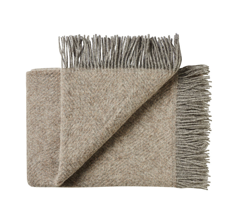 Silkeborg Uldspinderi Fanø Throw 140x240 cm Throw 0185 Pebbles Beige