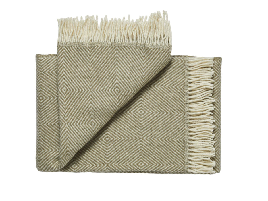 Silkeborg Uldspinderi Fanø Throw 140x240 cm Throw 0188 Light Green