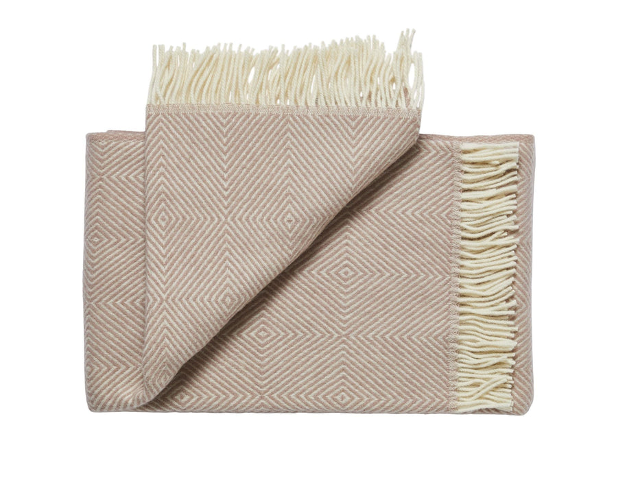 Silkeborg Uldspinderi Fanø Throw 140x240 cm Throw 1927 Dusty Rose