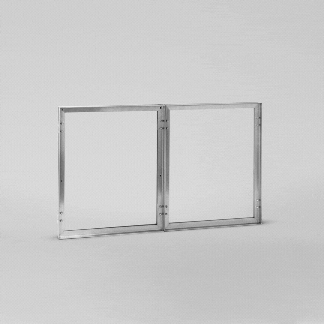 Foldable Side Table - Stainless Steel