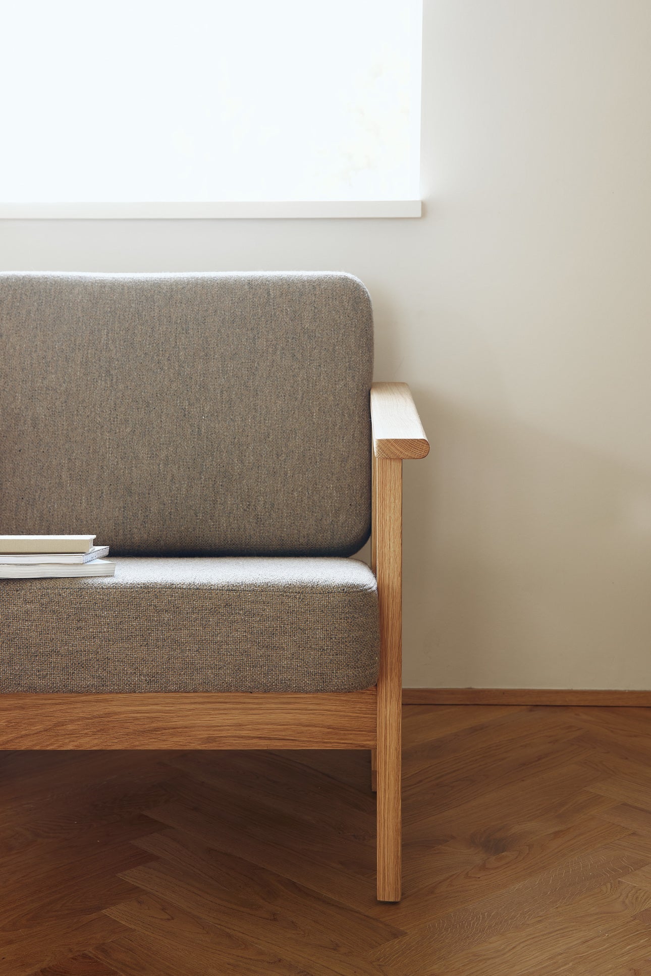 Block Lounge Chair - Oak Hallingdal 65-227