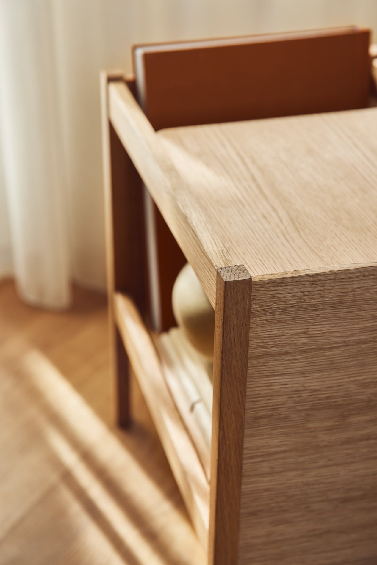 Journal Side Table - Oak