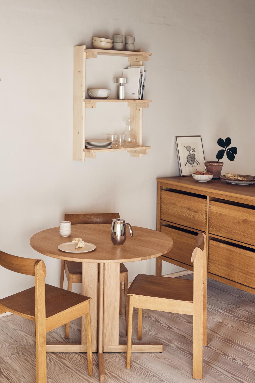 Beam Wall Shelf 3 - Pine