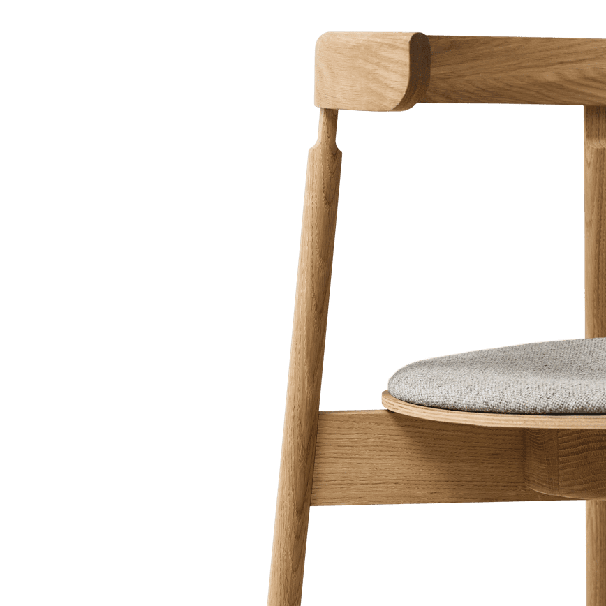 Lunar Chair - Oak Hallingdal 65