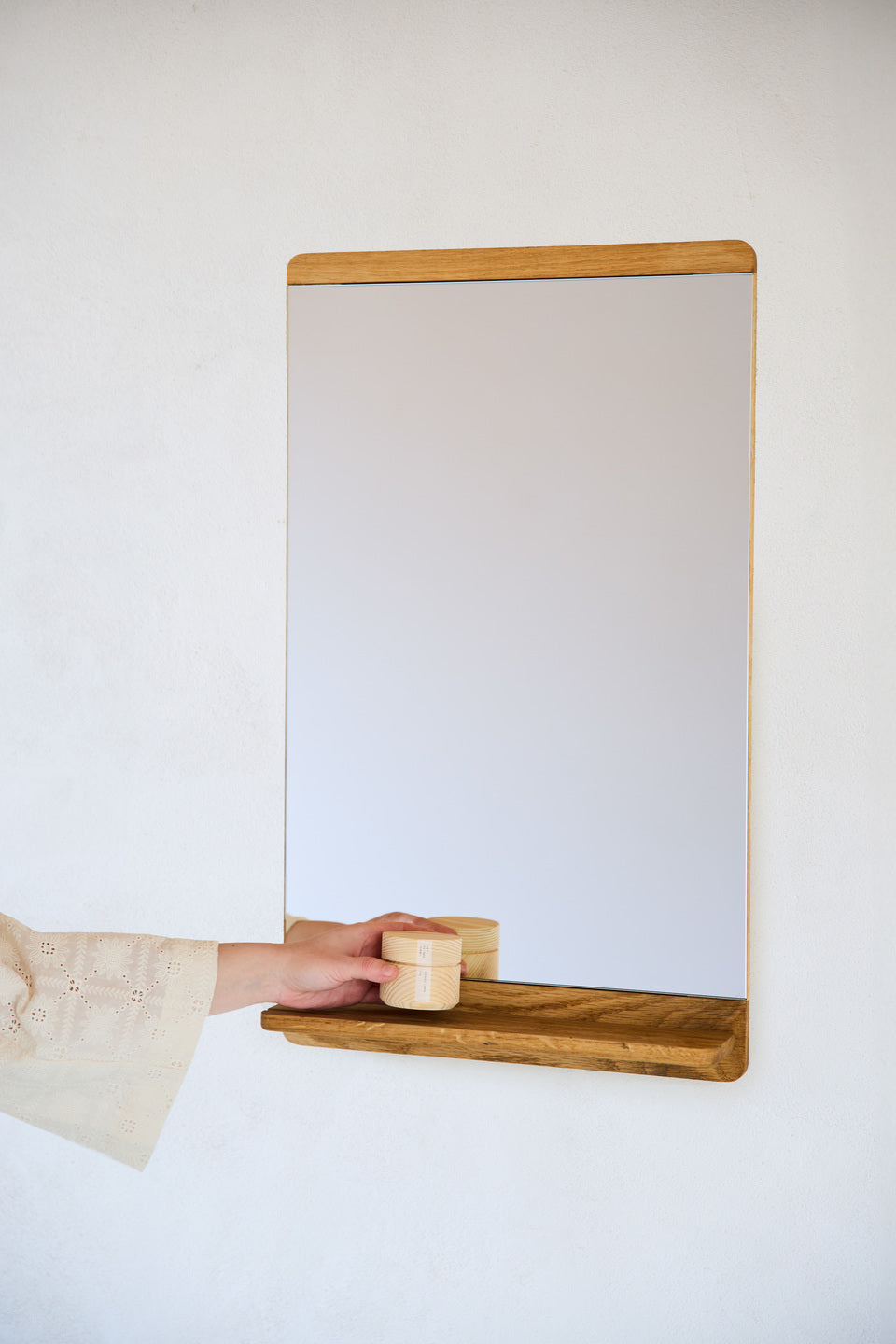 Rim Wall Mirror - Oak