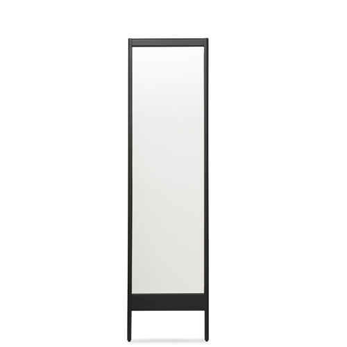 A Line Mirror - Black-Stained Oak