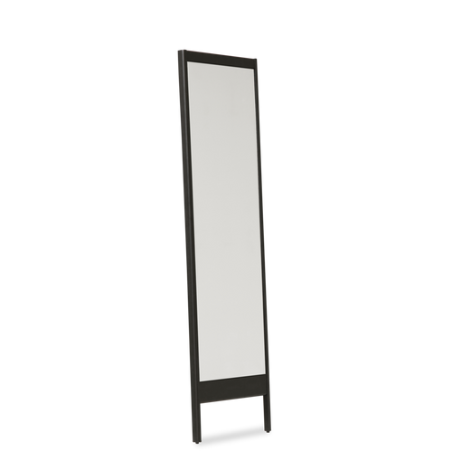 A Line Mirror - Black-Stained Oak