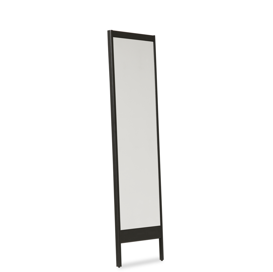 A Line Mirror - Black-stained Oak
