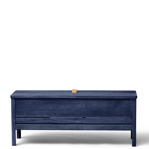 Form & Refine A Line Storage Bench 111, Indigo Blue Special Edition