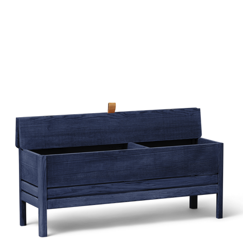 Form & Refine A Line Storage Bench 111, Indigo Blue Special Edition