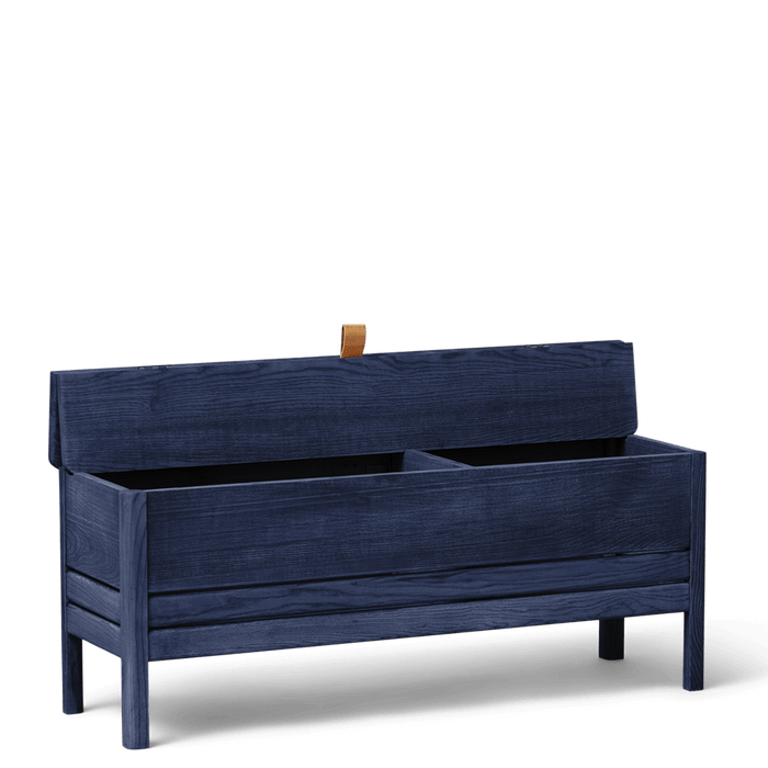 Form & Refine A Line Storage Bench 111, Indigo Blue Special Edition