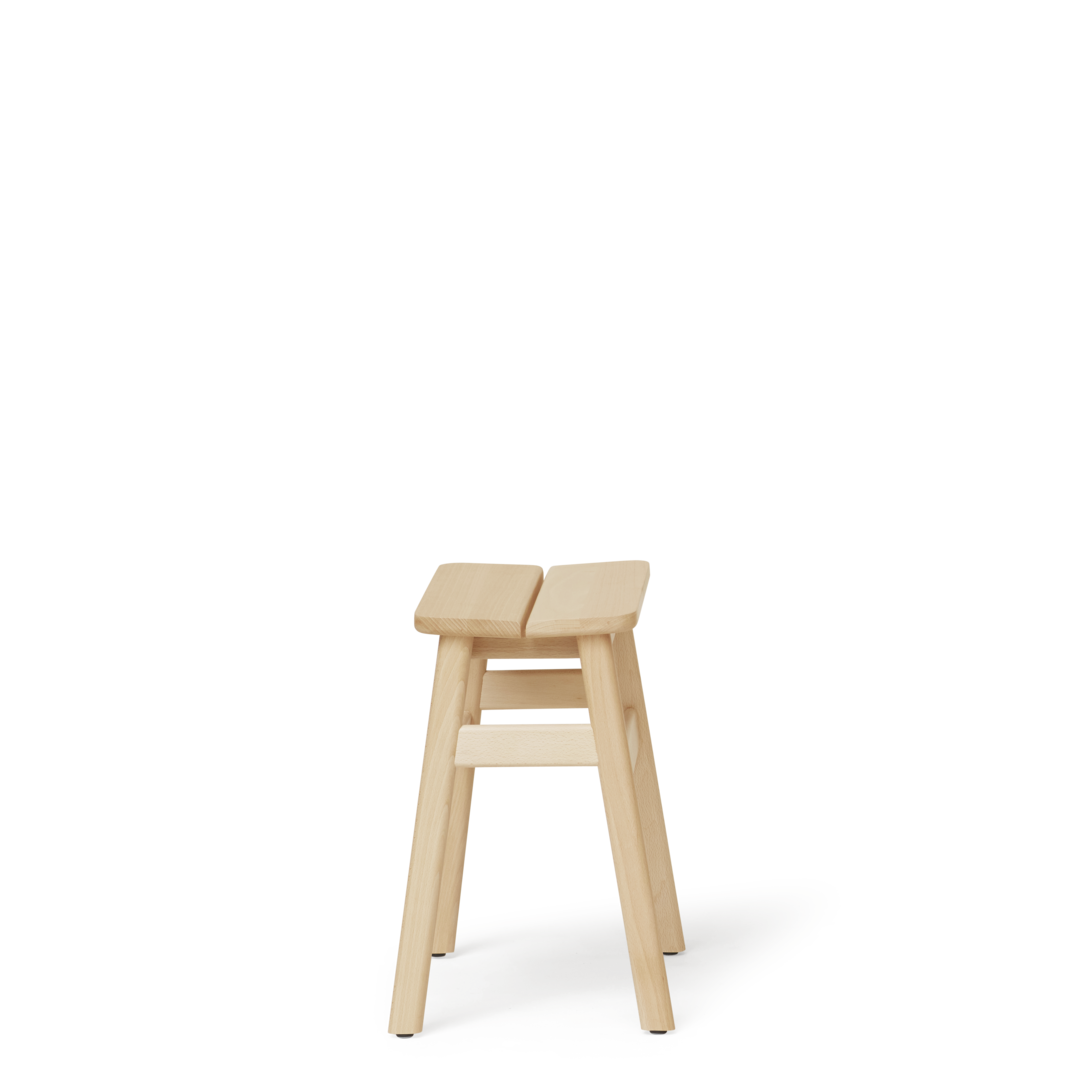 Angle Standard Stool 45 - Beech