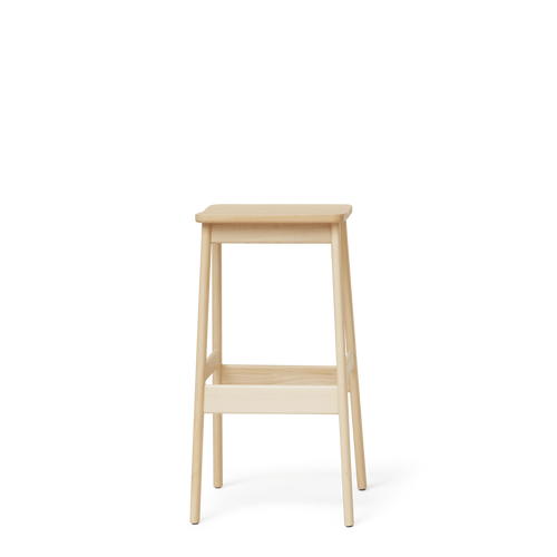 Form & Refine Angle Standard Bar Stool 75, Beech