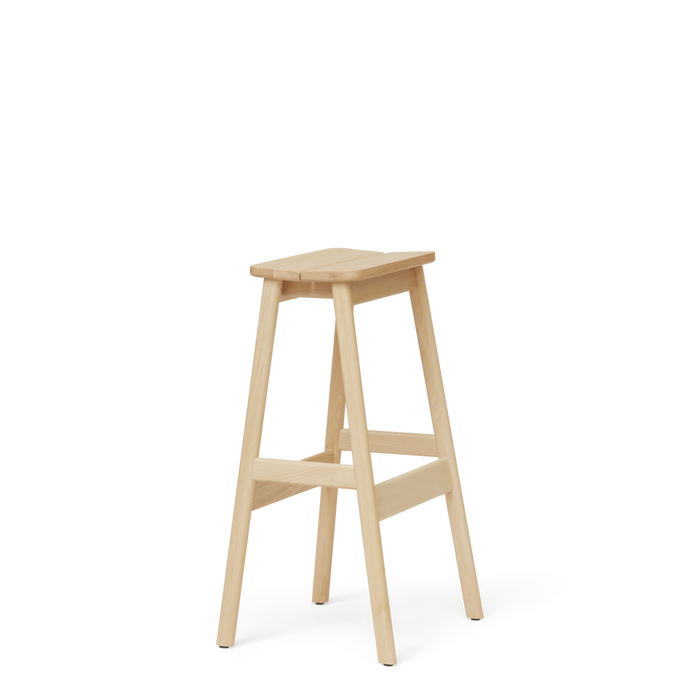 Form & Refine Angle Standard Bar Stool 75, Beech