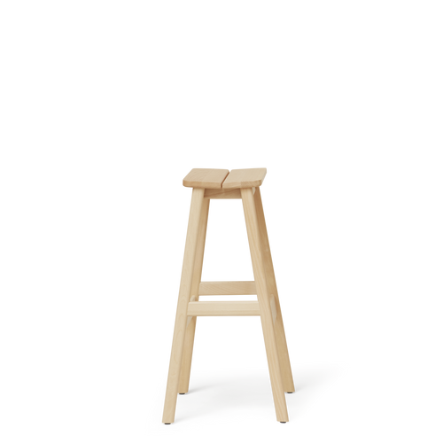 Form & Refine Angle Standard Bar Stool 75, Beech