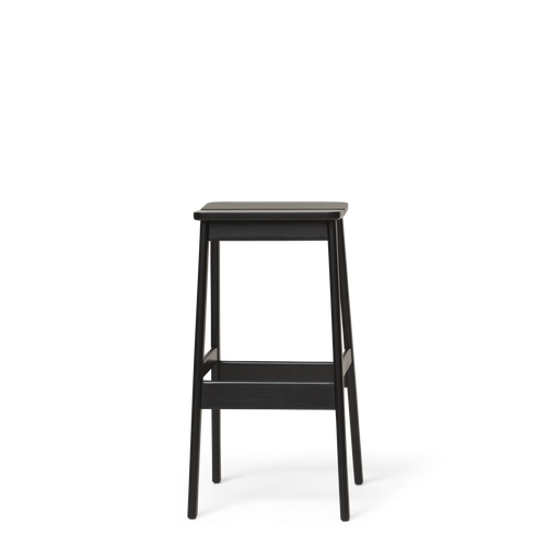 Form & Refine Angle Standard Stool 75, Black-stained Beech