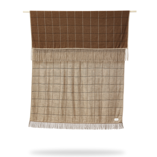 Form & Refine Aymara Blanket, New Square Brown