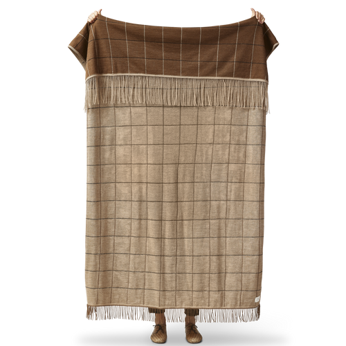 Form & Refine Aymara Blanket, New Square Brown