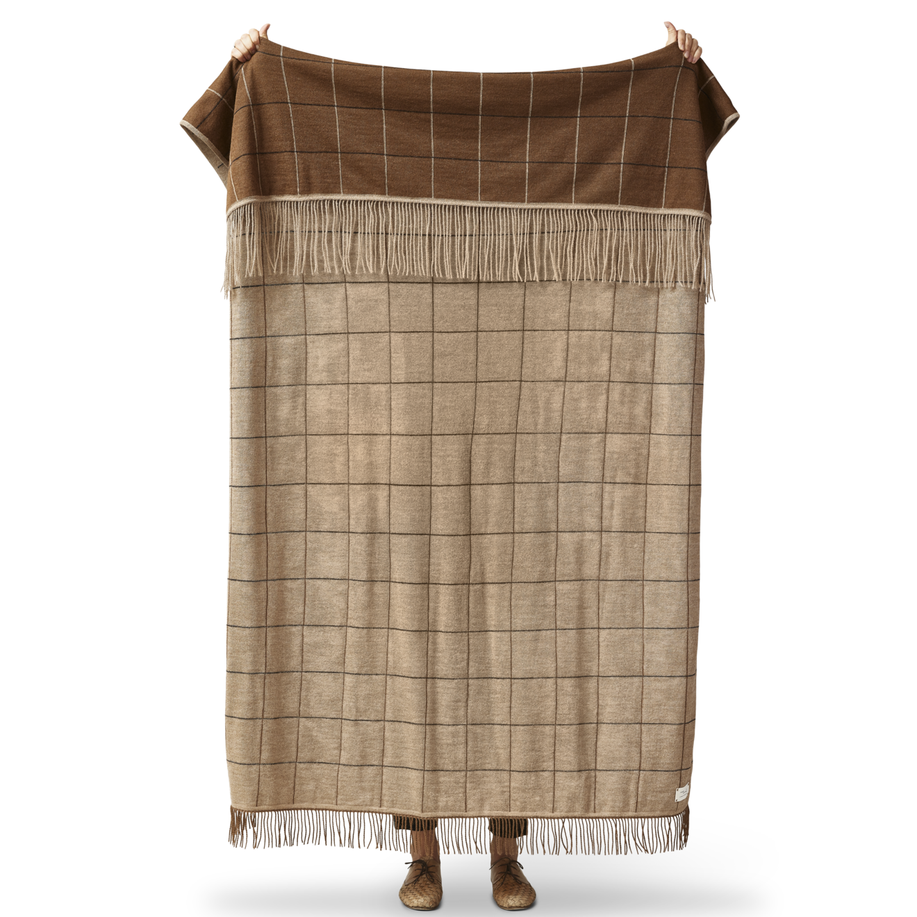 Aymara Blanket - New Square Brown