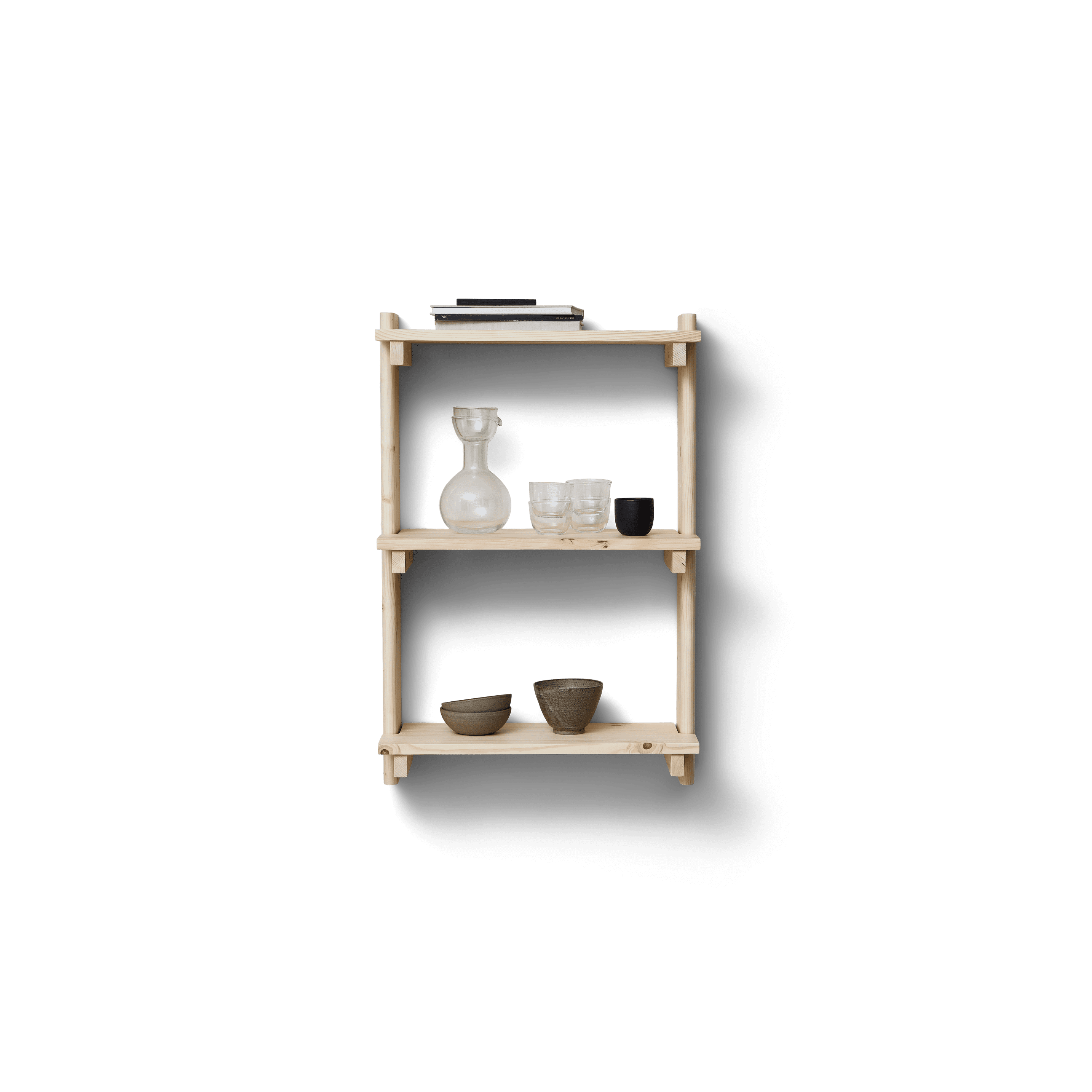 Beam Wall Shelf 3 - Pine