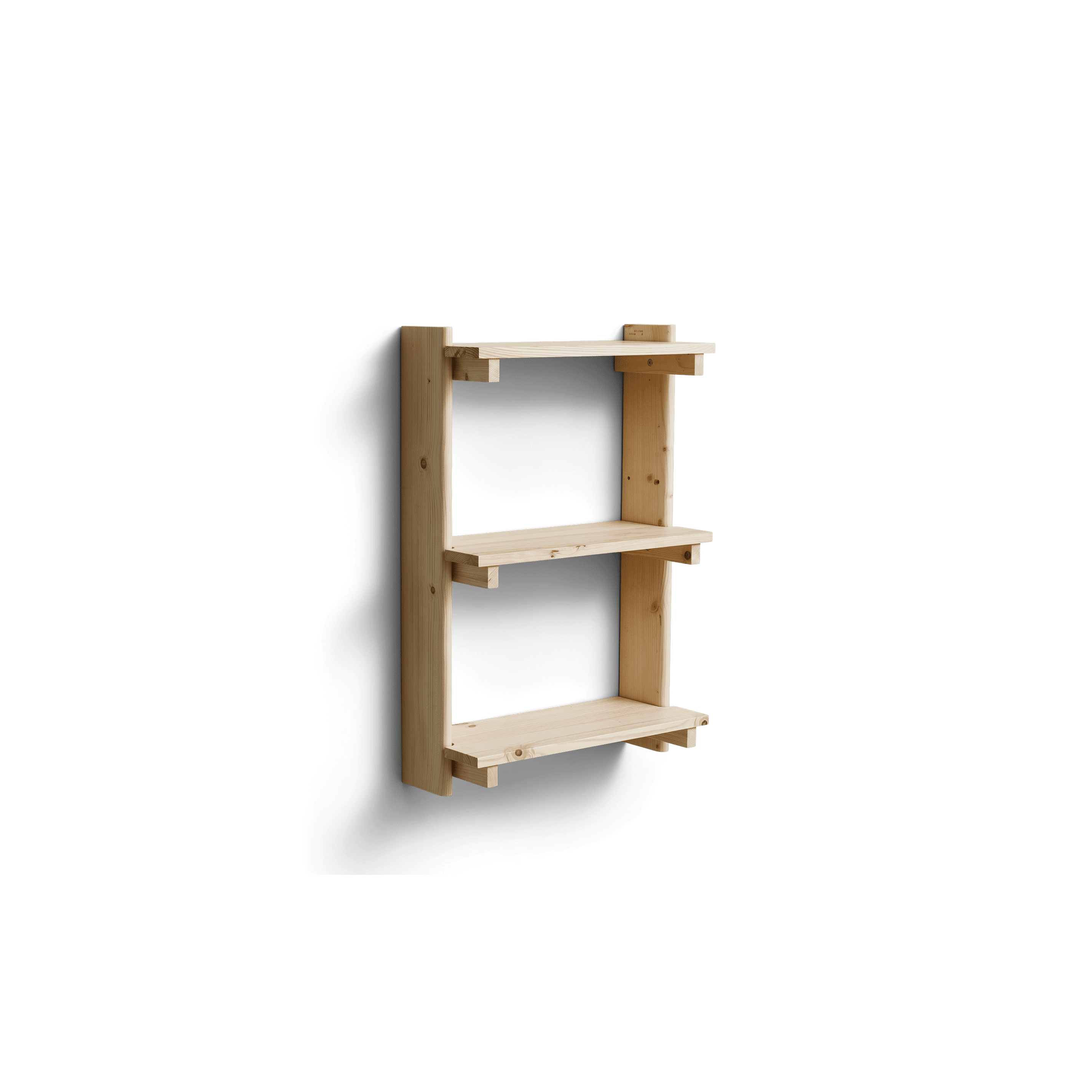 Beam Wall Shelf 3 - Pine