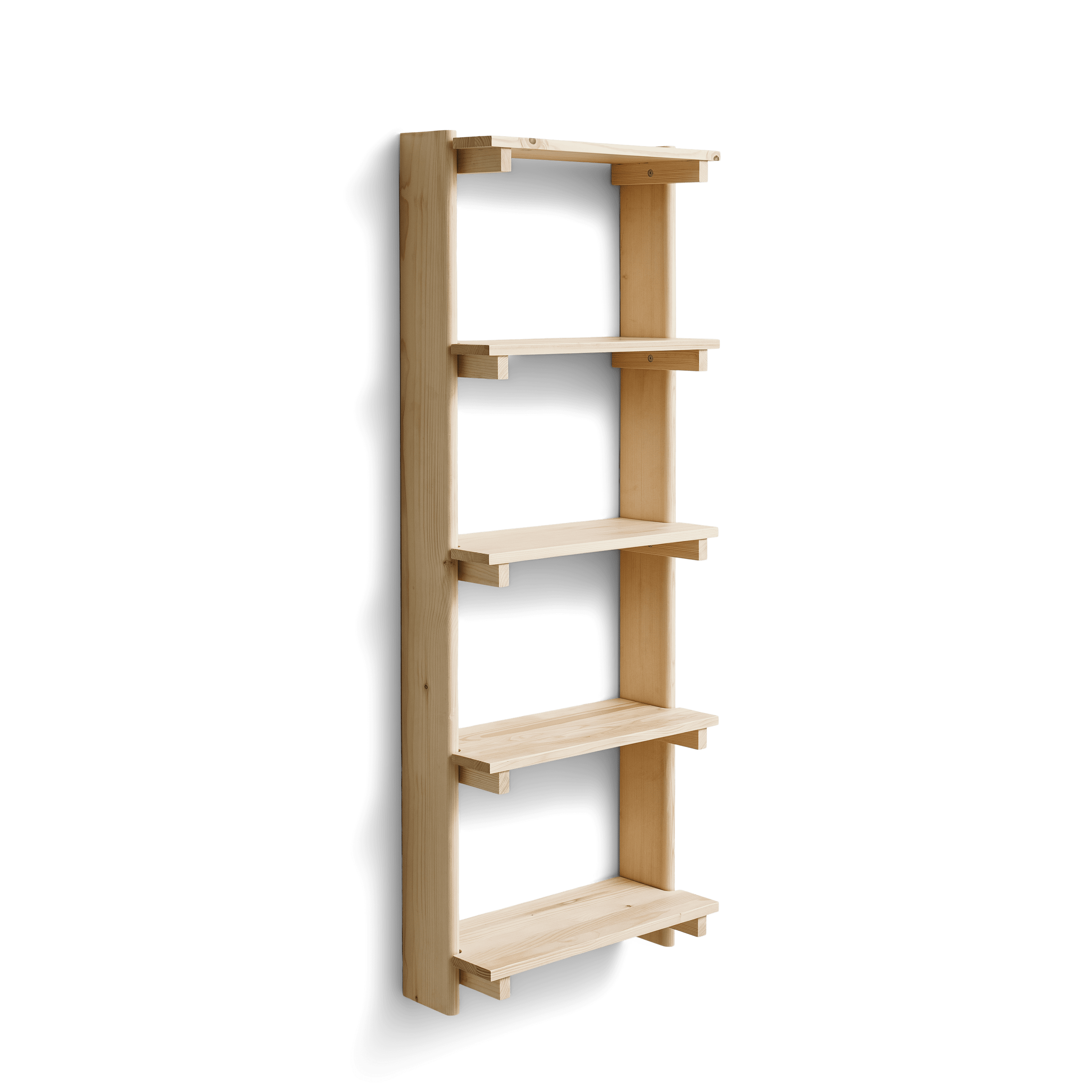 Beam Wall Shelf 5 - Pine