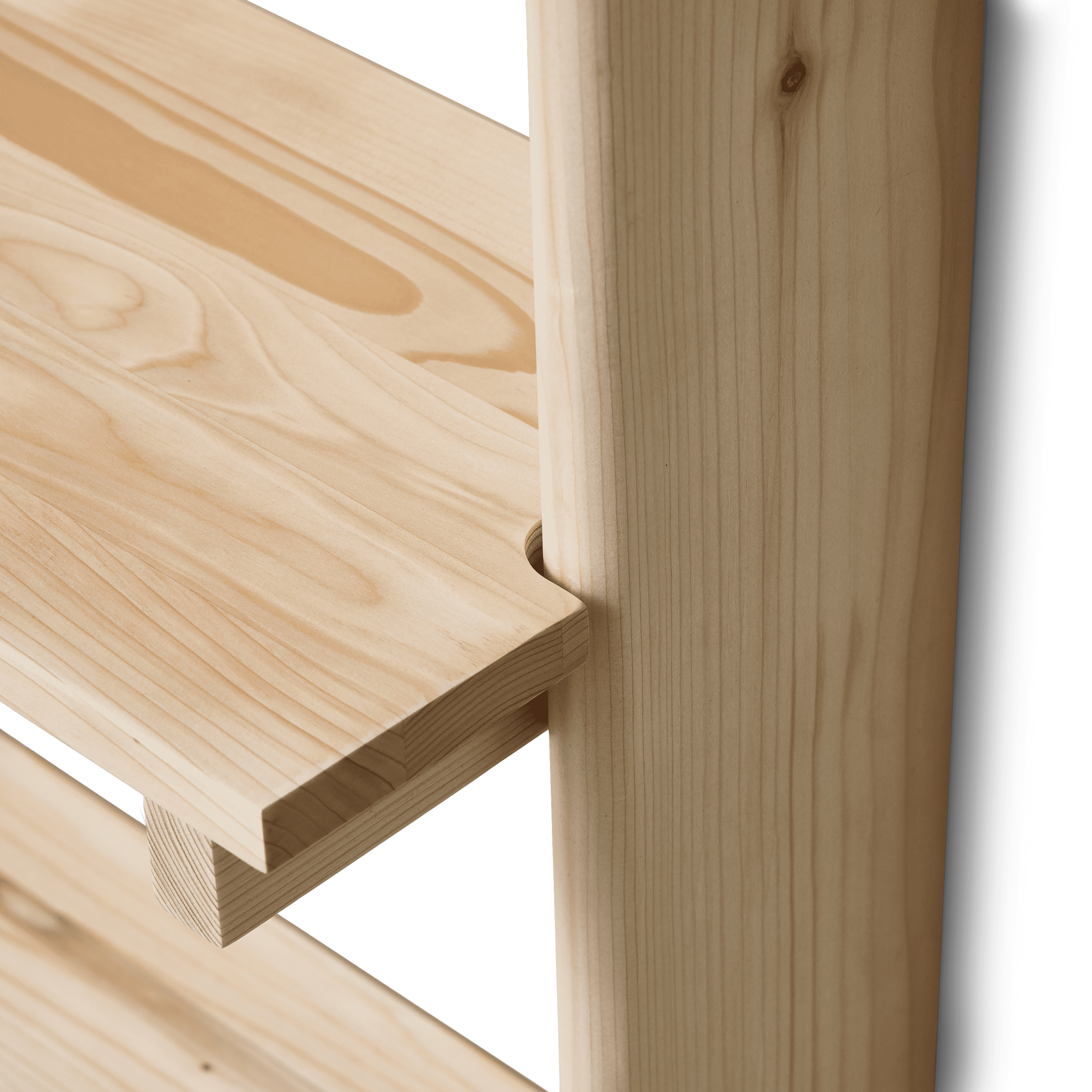 Beam Wall Shelf 5 - Pine