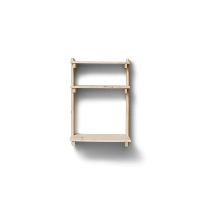Beam Wall Office Shelf 3 - Pine