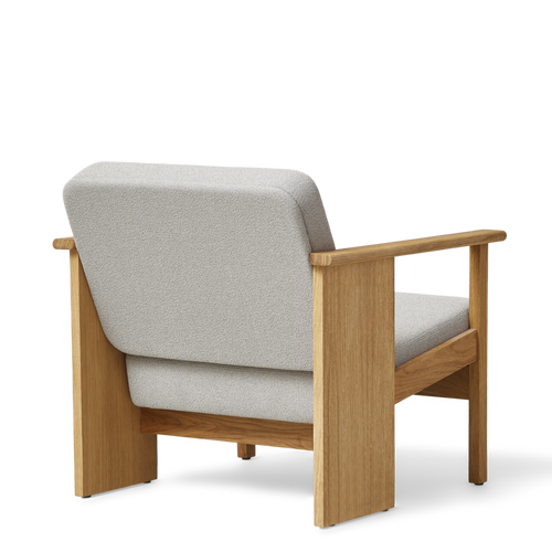 Block Lounge Chair, Oak Grain